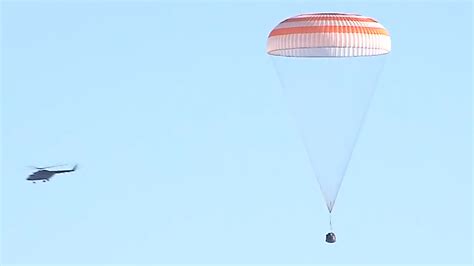 Leaky Soyuz Spacecraft Returns To Earth In Speedy Landing Space