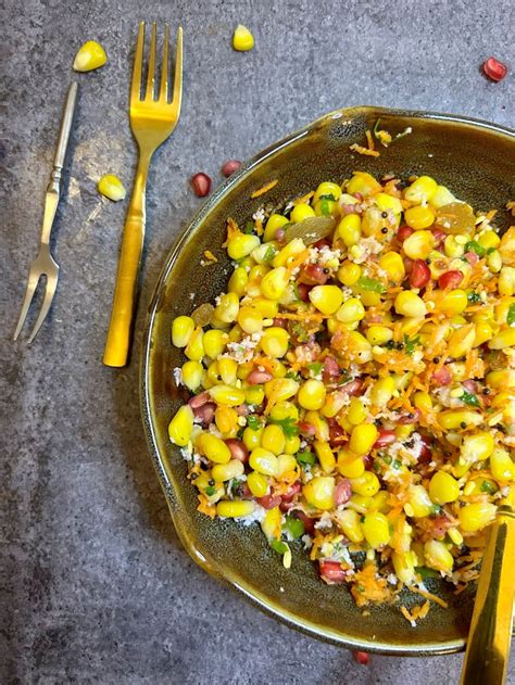 Corn Kosambari A Refreshingly Sweet Crunchy And Zesty Summer Salad