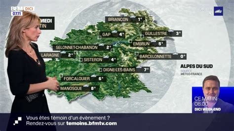 M T O Alpes Du Sud Un Ciel Nuageux Et Des Temp Ratures Tr S