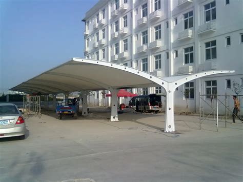 Parking Shed Membrane Structure Carport Awning Cloth Car Pvc Film