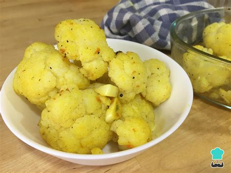 Coliflor Al Horno Con Cúrcuma ¡perfecta Para Perder Peso