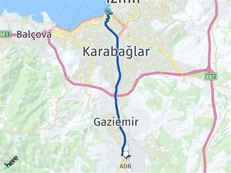 Konak Mecidiye Adnan Menderes Havalimanı Arası Kaç Km Yol Tarifi