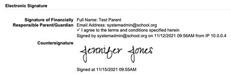 Countersignatures On Contracts Admin Experience Finalsite Enrollment