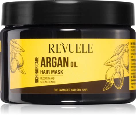 Revuele Argan Oil Hair Mask Masque Traitant Pour Cheveux Secs Et Abîmés