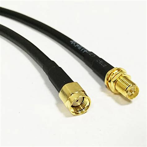 ALLISHOP WIFI Cable RP SMA Female To RP SMA Male Antenna Cable Adapter