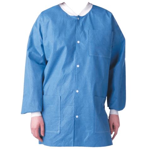 Disposable Lab Jacket Blue Small