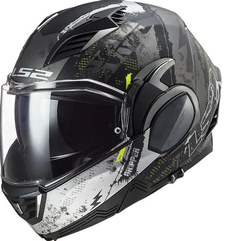 Casco Modulare Ls Ff Valiant Ii Gripper Con Mentoniera Ribaltabile