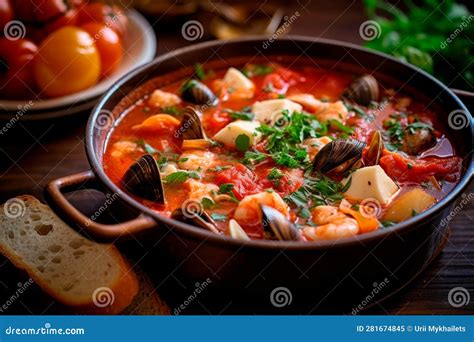 Taste Of Tuscany Cacciucco A Traditional Tuscan Fish Stew With Fresh