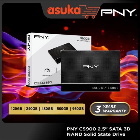 Pny Cs Gb Gb Tb Tb Sata D Nand Ssd Fast Shipping