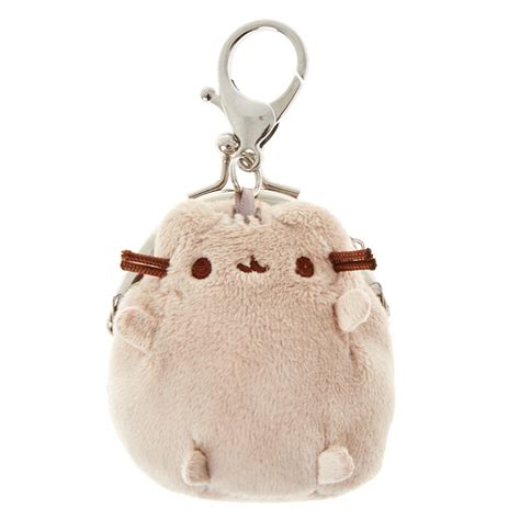 Pusheen© Coin Purse Keychain Gray Claires Us