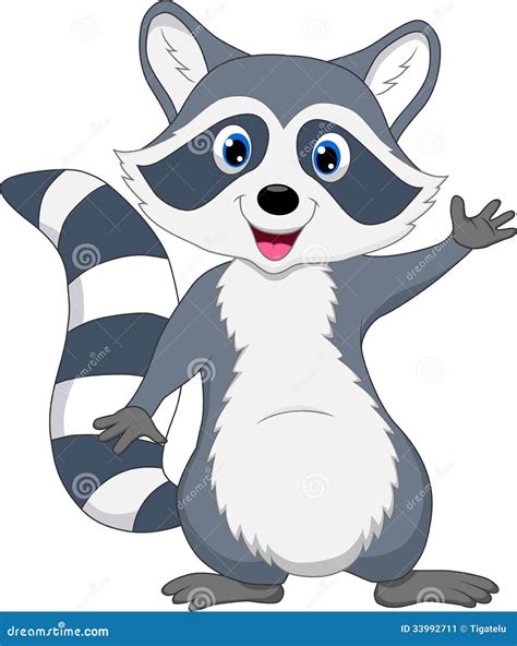 Raccoon Face Black And White Clipart