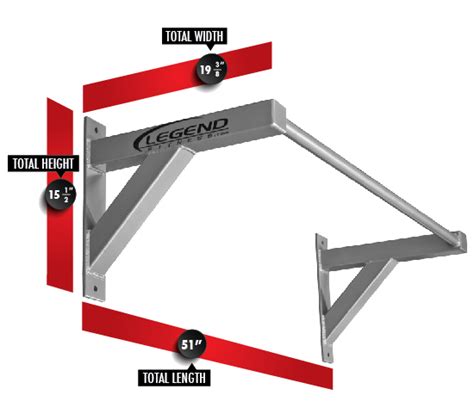 Legend Wall-Mounted Pull-Up Bar | Legend Gym Equipment Fitness Cardio ...