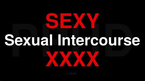 How To Pronounce Sexual Intercourse Youtube