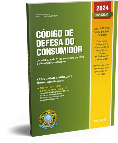 Livro C Digo De Defesa Do Consumidor Edi O Atualizada