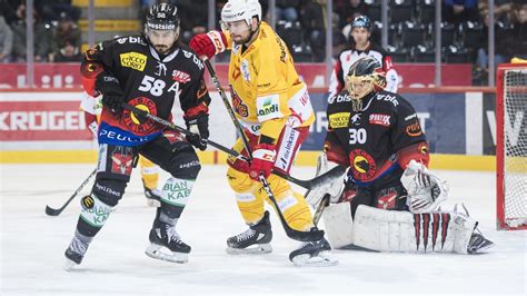 Bern Siegt Und Genoni Holt Shutout Rekord Lugano Gibt Sieg Aus Der Hand