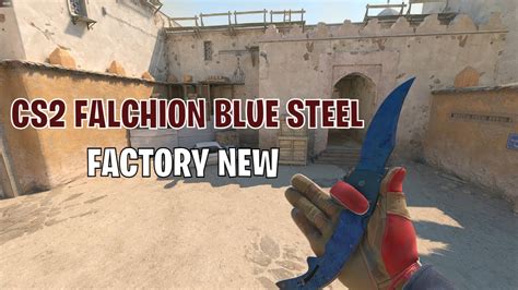 Falchion Knife Blue Steel Cs Skin Showcase Youtube