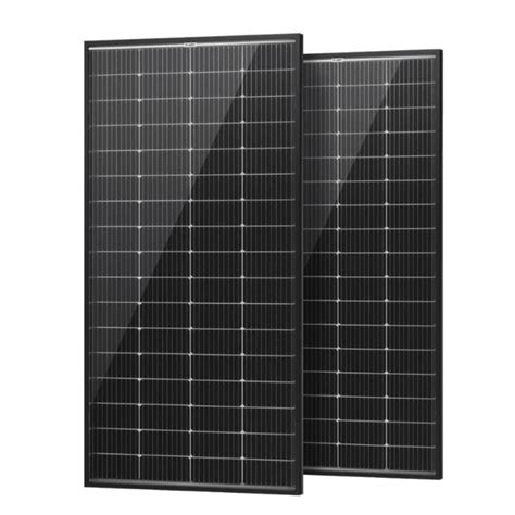 BougeRV 400 Watts Bifacial Solar Panel 10BB Cell 23 High Efficiency