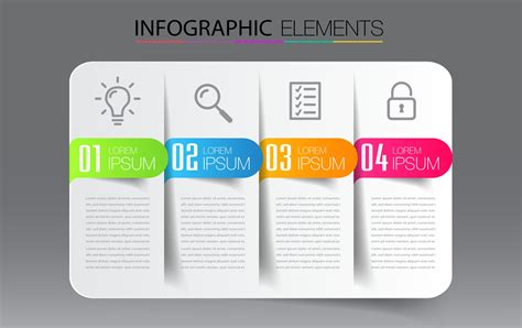 Modern Infographic Text Box Template Infographics Banner