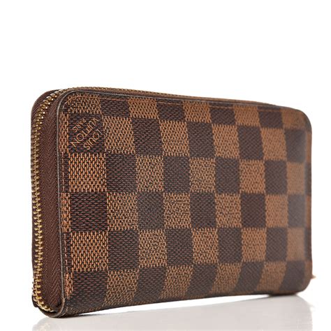 LOUIS VUITTON Damier Ebene Zippy Compact Wallet 261877