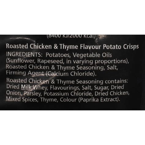 Walkers Sensations Roast Chicken And Thyme Crisps 65g 65g From Walkers Motatos