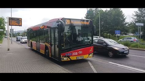 Odjazd Autobusu Mzkwbb Solaris Urbino Z Przystanku Osiedle