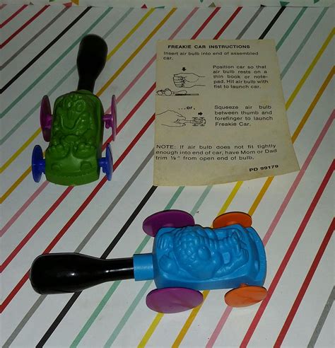 Vintage 1970s Ralston Cereal Freakies Balloon Bulb Racer Set Etsy