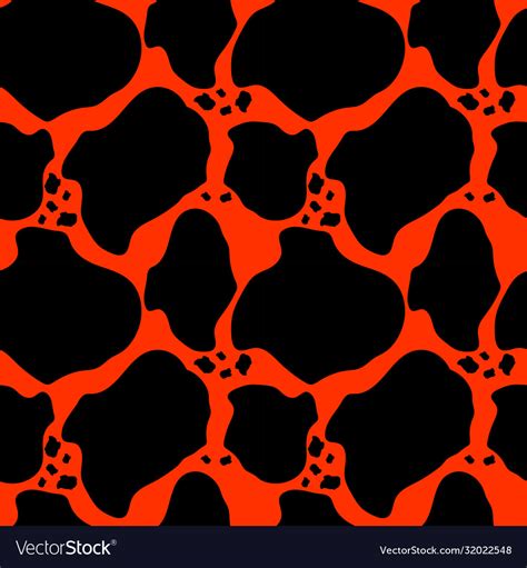 Lava seamless pattern Royalty Free Vector Image