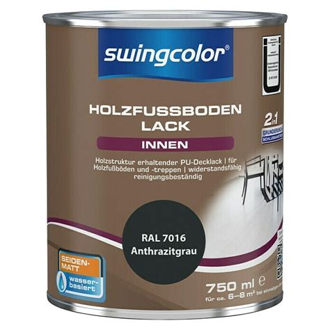 Swingcolor In Holzfu Bodenlack Ral Anthrazitgrau Ml