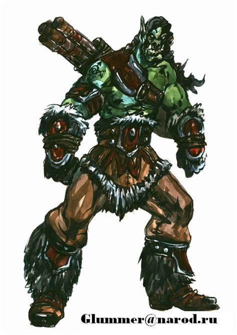 Spear Orc By Glummer On Deviantart