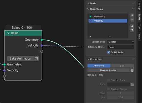 Geometry Nodes New Bake Node Blender Blender Projects