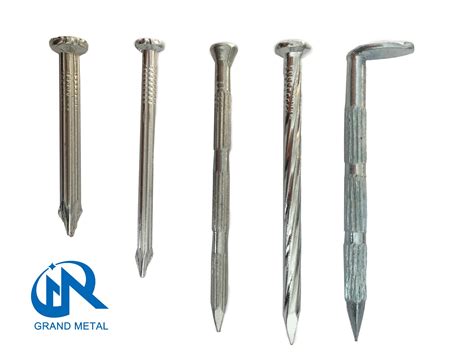 Hardware Fastener Electro Galvanized Steel Concrete Nails Mm Mm