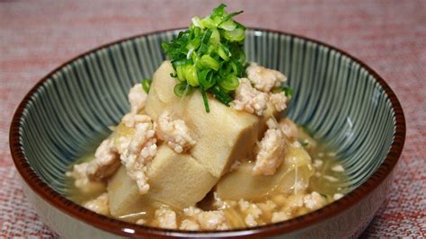 そぼろあんかけ【高野豆腐の煮物】の作り方 Youtube