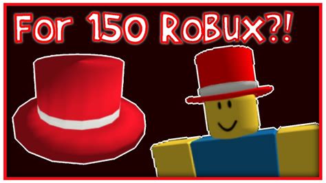 How To Get A White Banded Red Top Hat For R Roblox Youtube