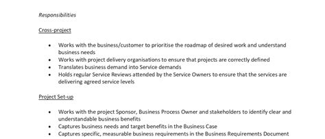Template Role Definition At James Allen Blog