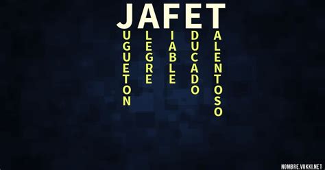 Qu Significa Jafet