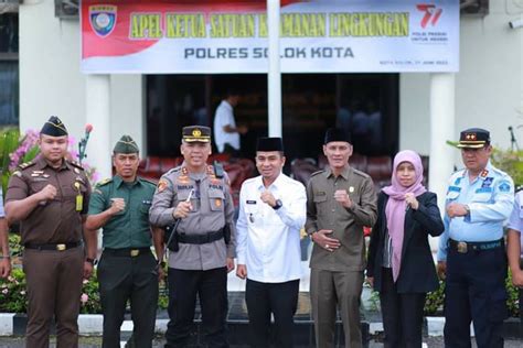 Apel Gabungan Satuan Pengamanan Lingkungan Satkamling Tahun