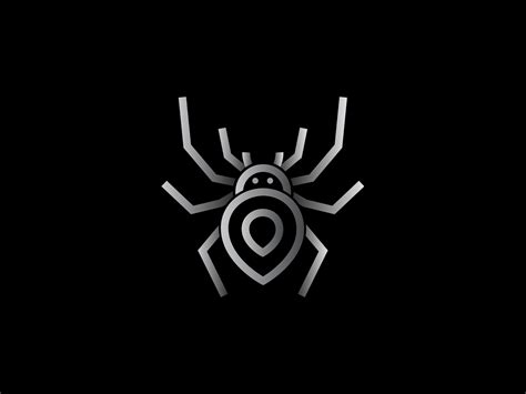 Line Art Spider Logo design, logo design by Logo Buzz on Dribbble