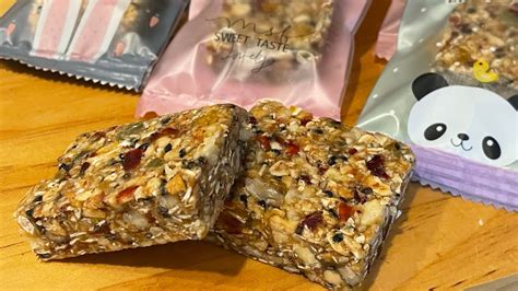 Healthy Granola Bars Recipe No Sugar Oil Or Butter Youtube