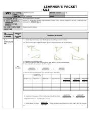 4th Quarter WEEK 1 LEAP 1 Docx LEARNER S PACKET KS3 W1 Learning Area