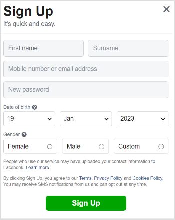 How To Create A Facebook Account Without A Phone Number