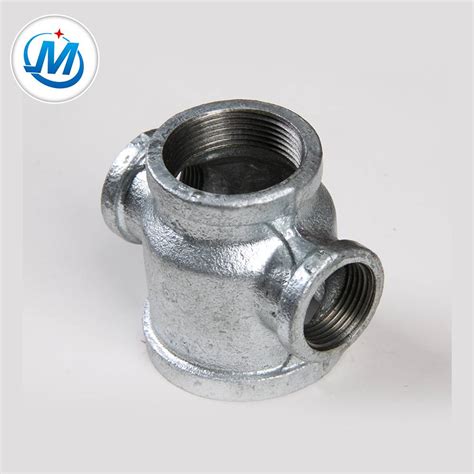 Galvanized Malleable Iron Pipe Fitting Reducing Cross China Hebei