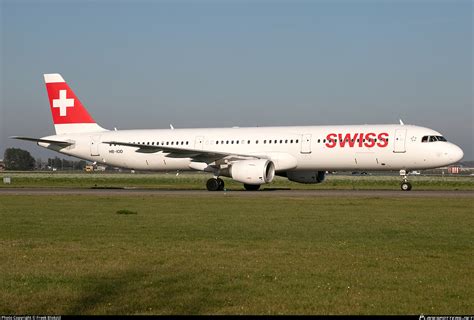 Hb Iod Swiss Airbus A321 111 Photo By Freek Blokzijl Id 1015883