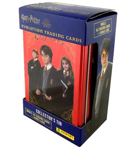 Panini Harry Potter Evolution Trading Cards Classic Tin Red Stickerpoint