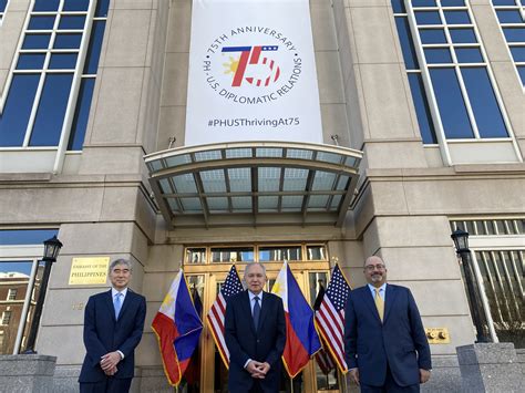 Philippines And United States Celebrate 75 Years Of Diplomatic Relations Embassy Of The