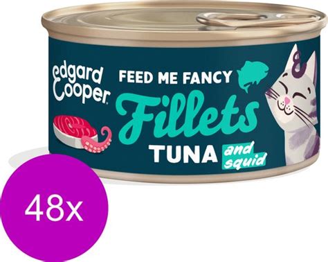 Edgardandcooper Fillets 70 G Kattenvoer 48 X Tonijnandinktvis Bol