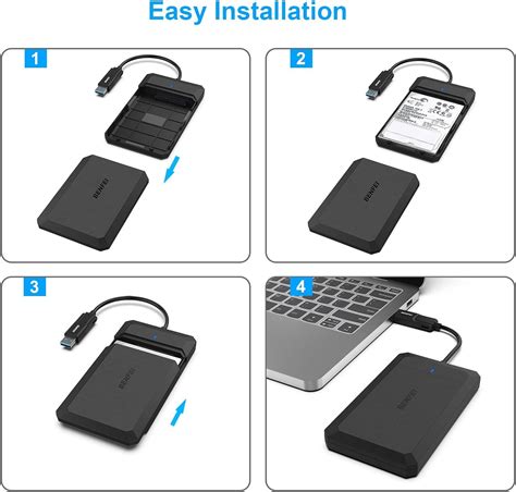 Benfei Inch Sata To Usb Tool Free External Hard Drive Enclosure Usb