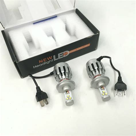 H Led W Pair Lm Cree Headlight Kit High Low Beam K Full