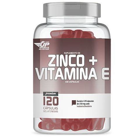 Zinco Vitamina E Mg C Psulas Up Sports Nutrition