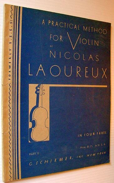 A Practical Method For Violin Part II By Laoureux Nicolas