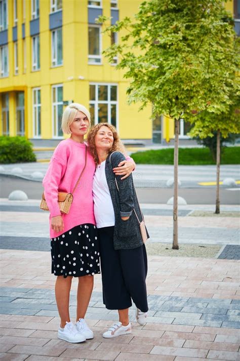 Happy Pregnant Lesbian Couple At Outdoors LGBT Concept Stock Image Image Of Pregnancy